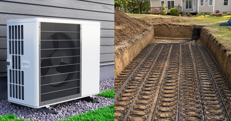 Air Source Heat Pump vs Ground Source Heat Pump