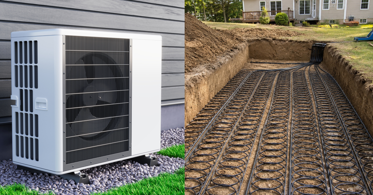 Air Source Heat Pump vs Ground Source Heat Pump